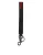 Dolce & Gabbana Zwart Rood Logo Polyester Messing Houder Sleutelhanger Sleutelhanger