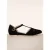 London T-strap flats in zwart