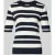 MORE & MORE Gebreid shirt met ronde hals en labeldetail