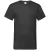 Fruit of the Loom Heren Waarde V Hals T-shirt (Zwart)