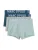 Marc O’Polo Boxershorts ‘ Essentials ‘  blauw / grijs gemêleerd / mintgroen