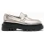 AllSaints Alexia Chain Loafer Gunmetal Grey