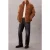 Calvin Klein Ls Corduroy Mid Weight Puffer Jacket Bronze Gold