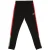 FILA Sausalito Sweat Pants With Block Stripes Black-true Red-gull
