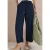 Cecil Dames 3/4 broek Wide Leg in Loose Fit in Blauw