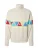 SOS Trui ‘The Windbreaker’  aqua / lichtgeel / greige / rood