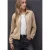 Street One Dames Kort velours jack in Beige