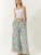 Bianco Lucci Broek  turquoise / donkergroen / wit