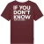 A-DAM Iconic Tee Purple Word Port Royale