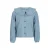 Like Flo rechtvallende blouse met ruches – lichtblauw