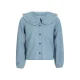 Like Flo rechtvallende blouse met ruches – lichtblauw