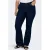 ONLY CARMAKOMA high waist flared jeans CARSALLY donkerblauw