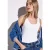 Street One Dames Basic top in effen kleur in Wit