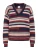 ICHI Trui ‘IHASTRA’  navy / grijs gemêleerd / rosé / donkerrood