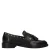 Manfield leren loafers met studs – zwart