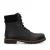 Manfield – Heren – Zwarte leren veterboots –
