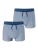 SCHIESSER Zwemshorts ‘ Ocean Swim ‘  blauw / wit