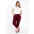 Paprika broek donkerrood