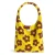 Wouf Schoudertas ‘Terry’  chocoladebruin / geel