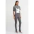 Hoge taille flare leggings met uitsnijding