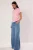 TRENDYOLMİLLA Dames Roze Effen Kort Getailleerd Blouses