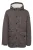INDICODE JEANS Winterjas ‘Hempe’  donkergrijs / wit