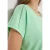 Shirt met V-hals en kanten detail