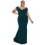 Strakke damesjurk Goddiva Bardot Pleated