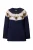 Ulla Popken Trui  marine / bruin / cappuccino / lichtgrijs