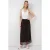 Bloemen Hoge Taille Maxi A-Lijn Rok