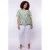 Exxcellent wide leg regular waist broek wit