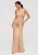 Ombre Avondjurk  beige