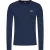 Pepe Jeans Heren Crew Neck Slim T-shirt met lange mouwen (Marine)