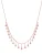 Luxenter Ketting met glanzende zirkonia en 18-karaats roségouden afwerking – Yaferth