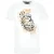 Cavalli Class Luipaardprint Silhouet Witte T-Shirt