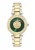 Plein Sport Analoog horloge ‘OPIUM’  goud / groen / zilver