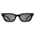 Gucci Cat Eye Dames Glimmend Zwart Grijs met Licht Spiegeltje GG1944S