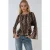 Dierprint Bootneck Top met Gelijkmatige Detail