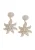 SOHI Oorbellen ‘Kaleigh’  goud / zilver