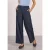 Broek met Straight Leg pijpen en gespdetails