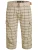 INDICODE JEANS Cargobroek ‘Nicolas Check’  beige / donkergrijs