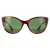 Ralph Lauren RL8186 500771 glanzend gestreepte havana flessengroene zonnebril