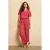 Lofty Manner Solana casual broek met Straight pasvorm rood