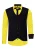 Shirt with vest and tie set of 3