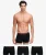 & Co Trunk Triple Pack Normale Pasvorm Black