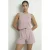 HYPEDROP regular fit gebreide casual short – oudroze