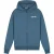 Malelions Men Graffiti Zip Hoodie | Blue Slate