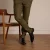 Manfield – Heren – Zwarte leren veterschoenen –