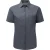 Russell Collectie Dames/Dames Korte Mouwen Poly-Katoen Easy Care Poplin Shirt (Konvooi Grijs)
