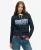 Superdry Vrouwen Stacked Hoodie Blauw